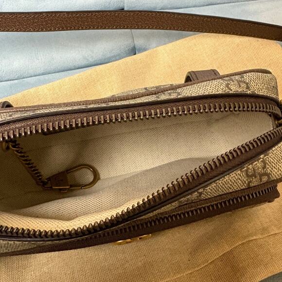 Gucci Ophidia Monogram Crossbody Bag GG with Green and Red Stripe NWT - Picture 9 of 10